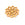 Beads wholesaler Rosette flower connector Gold stainless steel15mm (1)