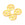 Beads Retail sales Geometric flat round pendant 13mm golden steel - hole: 1mm (4)