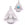 Beads wholesaler Eagle pendant 29mm stainless steel for 6x4mm cabochon - Hole: 2mm (1)