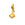Beads wholesaler Pendant flower charm golden steel with lobster clasp 8mm (1)