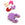 Beads Retail sales Crab charm PARMA purple enamel - Golden stainless steel - 10mm (1)