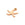 Beads wholesaler Starfish pendant with beige enamel Golden steel - 10mm - Hole: 1mm (1)