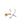 Beads Retail sales Starfish pendant with white enamel Golden steel - 10mm - Hole: 1mm (1)