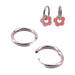 Huggie hoop earrings stainless steel - 18x2mm (2)