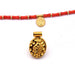 Oval Virgin Mary Medallion Pendant in Golden Stainless Steel 13x11mm (1)