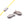 Beads Retail sales Fish bead 9x4.5mm - Stainless steel - Hole: 1mm (2)
