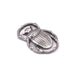 Scarab connector pendant - Stainless steel - 18mm - Hole: 1mm (1)