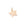 Beads wholesaler Star Pendant Rose Gold color Stainless Steel - 11.5mm - Hole: 2mm (1)
