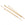 Beads wholesaler Flat head pin - Long-lasting golden stainless steel 50x0.5mm (5)