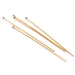 Flat head pin - Long-lasting golden stainless steel 50x0.5mm (5)