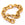 Beads Retail sales Oval mesh bracelet - Golden stainless steel - 18x13mm - 22.5cm (1)