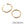 Beads wholesaler Huggie hoop earring - Golden steel - 21x1.6mm - id: 18mm (2)