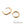 Beads Retail sales Huggie hoop earring - golden Stainless steel - 17x2.5mm (2)