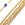 Beads Retail sales Chain oval links with textured finish - Golden stainless steel - 7x5mm (50cm)