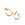 Beads wholesaler Clip-on earrings Golden brass - 15mm (2)
