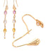Ear hooks golden brass and shell - 17mm (1 pair)