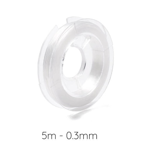 Transparent elastic thread 0.3mm (5m)