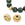 Beads wholesaler Grooved disc beads - golden brass 13x10mm - Hole: 3mm (2)