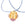 Beads Retail sales Talisman pendant with rose quartz cabochons - Fine gold-plated brass 15mm (1)