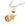Beads Retail sales Ethnic pendant - Fine gold-plated brass and yellow quartz- 26x14.5mm - Hole: 3mm (1)
