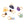 Beads wholesaler Bead charms mix gemstone chips gold steel ring - 6-11mm (7)