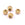 Beads Retail sales Raw brass ethnic column tube bead 8.5x7.5mm - Hole: 1.5mm (4)