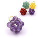 Purple Dyed Quartz Beaded Ball Pendant 11-12mm (1)