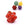 Beads wholesaler Red-Orange Dyed Quartz Beaded Ball Pendant 11-12mm (1)