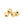 Beads wholesaler Stardust Gold-Plated Brass Rondelle Beads 5x4mm - Hole: 1.5mm (4)