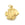 Beads wholesaler Fish pendant 21x18mm - golden brass - Hole: 3mm (1)