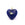 Beads wholesaler Lapis lazuli heart pendant and zircon eye - 26mm - Hole: 4mm (1)