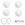 Beads Retail sales Round cabochon Preciosa White Pearl Effect 4mm (4)