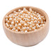 Crystal Pearl Bohemian Faceted Beads - Peach 4mm (50)