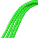 Czech fire-polished beads - Neon green 4mm (50)
