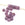 Beads Retail sales Bohemian Luster faceted rondelle bead - Stone Pink 6x3mm - Hole: 1mm (50)