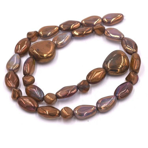 Buy Czech glass bead mix shape Transparent Vega Mix 8-18mm (1strand-41cm)