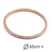 Natural horn bangle bracelet 65mm - Thickness: 4mm (1)
