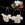 Beads Retail sales Satin cream acrylic petal earrings on 25mm golden steel hoops (1 pair)