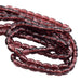 Amethyst Czech rice bead 6x4mm (1 Strand)