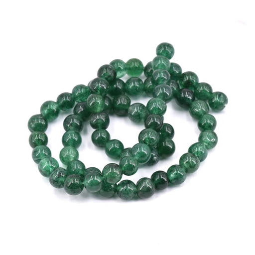 Dark green Aventurine round bead 5.5mm - hole 0.6mm (1 Strand-32cm)