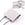 Beads wholesaler Pouch with flap in velvet gray microfiber - 6x6mm (1)
