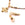 Beads wholesaler Lobster clasp in golden brass with semi-turning fastener 26mm (2)