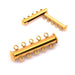Magnetic sliding clasp 5 strands - golden stainless steel -31mm (1)