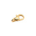 Swivel Lobster Clasp - 14mm Golden Brass - Hole: 1.2mm (1)