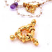 Round buoy clasp in golden brass - 9mm - Hole: 3mm (1)