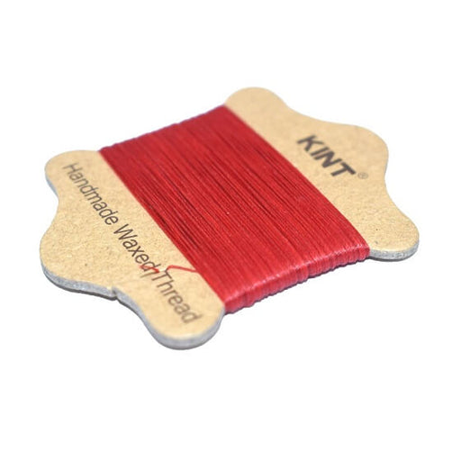 Brazilian Waxed Twisted Nylon Cord RED 0.65mm - 20m (1)