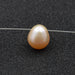 Freshwater pearl drop pink 8.5-10x11mm - Hole: 0.5mm (1)