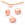 Beads wholesaler Freshwater pearl oval champagne 8x6mm - Hole: 0.6mm (4)