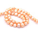 Orange-yellow nugget freshwater pearl 8-8.5mm (1 strand-40cm)