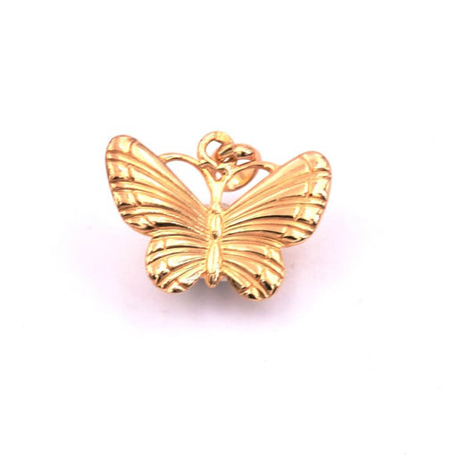 Pendant butterfly Gold plated 3 microns 13x17mm (1)